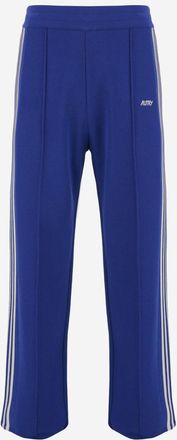Autry Royal Blue Knitted Viscose Joggers