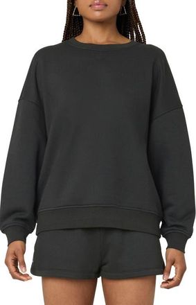 Florence By Mills Cozy Crush Oversize Sweatshirt in Black at Nordstrom, Size Xx-Small