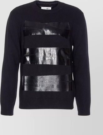 Maison Margiela distressed wool crewneck sweater