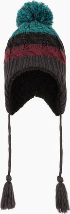 Mountain Warehouse Mens Mountain Warehouse Mens Colour Block Sherpa Lined Trapper Hat - Grey - Size: ONE size