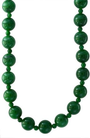 Effy 14K Yellow Gold Green Jade Necklace at Nordstrom Rack