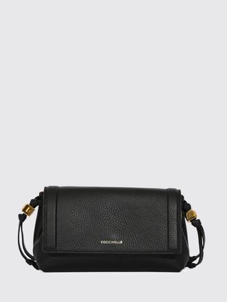 Coccinelle Borsa mini a tracolla Thess in pelle martellata nera