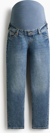 H&M MAMA Slim Mom Ankle Jeans - Denimblau