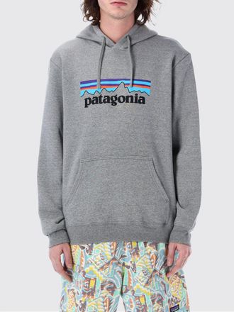 Patagonia Relaxed Fit Hoodie in Recycled Cotton Blend with Kangaroo Pocket