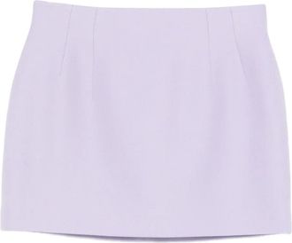 Wardrobe.NYC Mini-rok met ritssluiting - Paars
