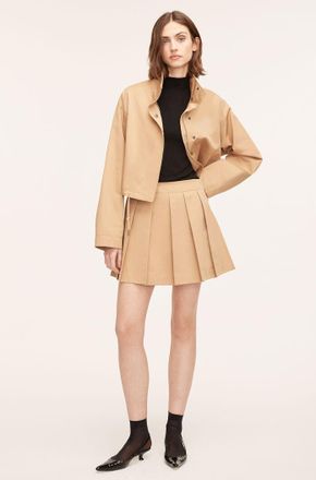 Rebecca Taylor Military Cotton Mini Skirt