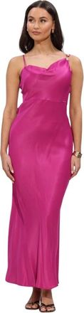 Twinset Kleedjes, Dames, Roze, S, Maxi Jurk