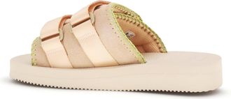 Forte_Forte Womens Sandals Double-Strap Crystal Pink Upper: Polyester