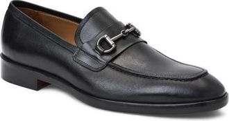 Bruno Magli Pasquale Bit Loafer in Black Calf at Nordstrom, Size 7