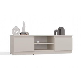 Topeshop TIVOLI - Mobile TV in stile moderno - 120x40x36cm - 2 nicchie + 2 ante - Porta TV/attrezzature audio