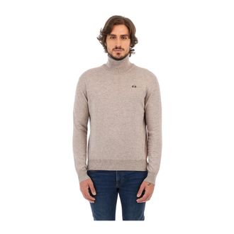 La Martina Maglione a collo alto in maglia - - Knitwear - Uomo - Grigio - M