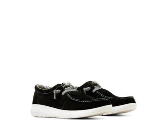 Ariat Hilo Mens Slip on Shoes Black Suede : 11.5 D - Medium, Canvas