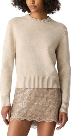 Toccin Jenny Classic Crewneck Wool & Cashmere-Blend Sweater