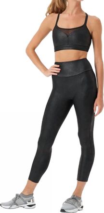 Bloch Adele Full Length Leather Look Leggings In Black