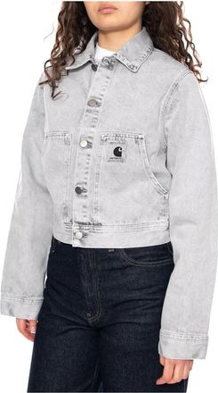 Carhartt Work in Progress W Arca Jacket - Dames - Spijkerjassen - Grijs - S - Katoen - Jassen