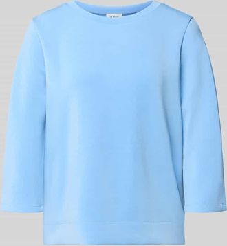 s.Oliver Red Label Comfort Fit Sweatshirt aus Modal-Mix in Royal, Gr&ouml;&szlig;e 34