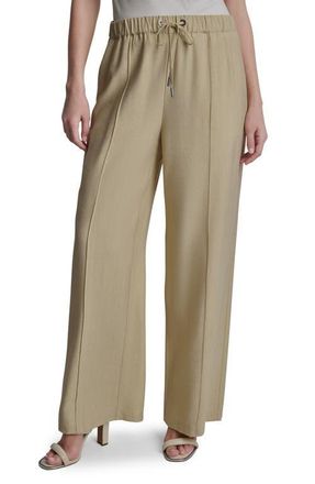 DKNY Drawstring Pants in Mojave Desert at Nordstrom, Size Xx-Small