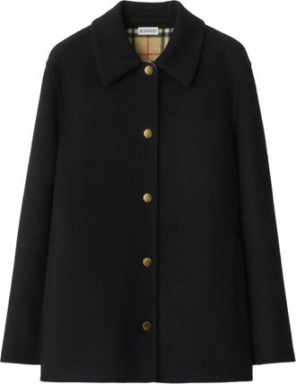 Burberry Wool Overshirt - Nero