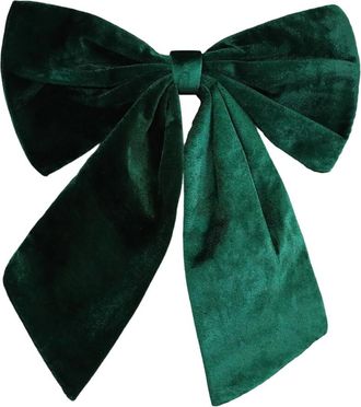 OEM Colgante Navide&ntilde;o Decorativo De Terciopelo Con Pajarita - Verde