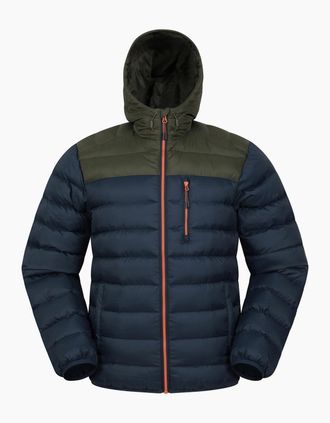 Mountain Warehouse Mens Mountain Warehouse Mens Link Padded Jacket - Green - Size: Regular/32