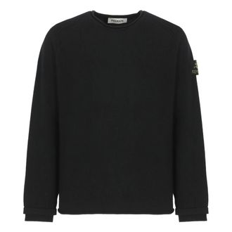 Premiata Truien & Vesten, Heren, Zwart, L, Wol, Crewneck Wollen Trui