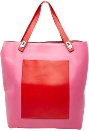 Balenciaga Pre-owned Tote Bags, female, Pink, Size: ONE SIZE Pre-owned Leather Tote Bag