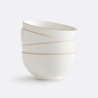 La Redoute Interieurs Set van 4 kommen in porselein, Malo