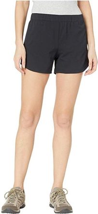 Columbia Womens Columbia PFG Tamiami Shorts Black 4 Inseam Pull On Fishing JZZ564
