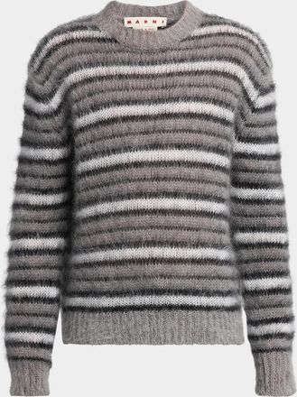 Marni Men & apos;s Mohair Striped Sweater