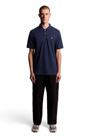 Lyle & Scott Plain Polo Shirt in Navy at Nordstrom, Size Xx-Large