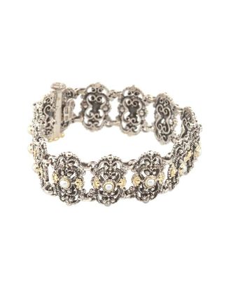 Konstantino 18K & Silver 2.5Mm Pearl Bracelet