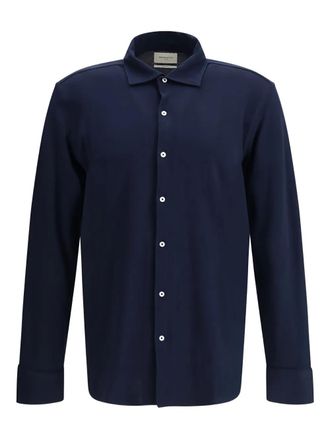 Brooksfield Katoenen overhemd - Blauw