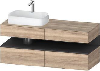 Duravit Qatego Consola Mueble Bajo Lavabo, 2 Extensiones, 2 - Duravit