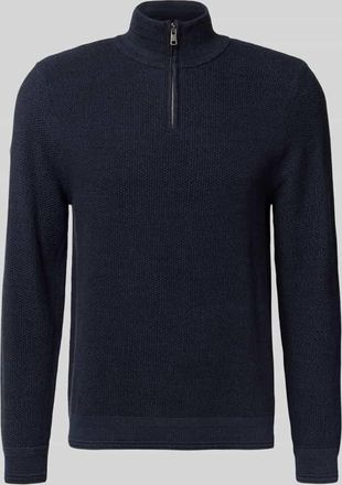 Superdry Troyer mit Stehkragen in Dunkelblau, Größe XXXL