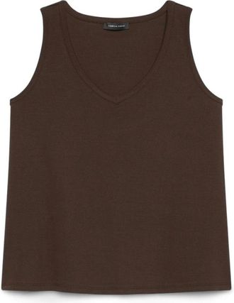 Fiorella Rubino Dames, Tops, Bruin, Maat: XL Katoen