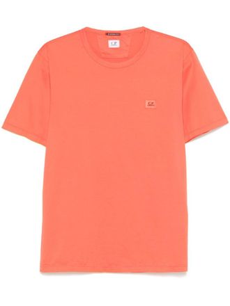 C.P. Company Coral Red Cotton T-shirt