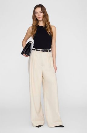 Anine Bing Cole Tank Top in Black at Nordstrom, Size X-Small