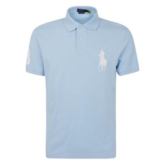Polo Ralph Lauren Tops, Heren, Blauw, L, Polo Shirt Korte Mouw