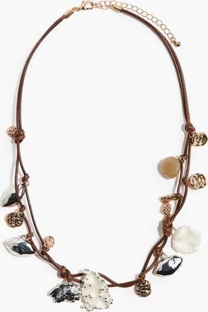 H&M Schnurkette mit Charms - Schwarz