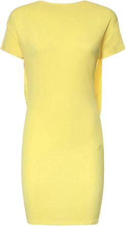 Jacquemus La Robe Mistral MC - Dames - Korte kleedjes - Geel - S - Kleedjes