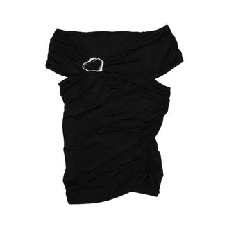 Gestuz Laily Off-Shoulder Top - female - Gestuz - Sleeveless Tops - Black - S - Tops