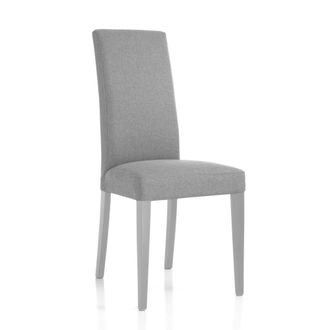 Oresteluchetta Set 2 sillas de tejido hidr&oacute;fugo gris, madera gris claro 100x46x45 cm