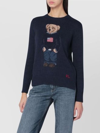 Polo Ralph Lauren bear graphic crew neck sweater