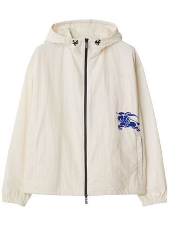 Burberry Giacca con applicazione EKD - Bianco