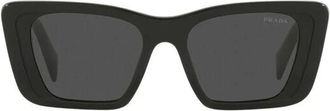 Prada Symbool Zonnebril - Dames - Zonnebrillen - Zwart - 51 MM - Accessoires