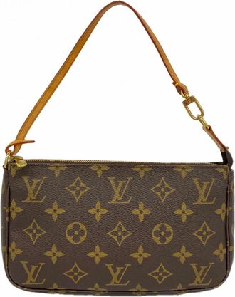 Louis Vuitton Brown Pouch (Pre-Owned)
