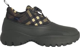 Burberry Check Scoot Trek Sneakers, Brand Size 41 ( US Size 8 )
