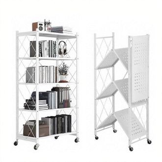 OEM Biblioteca - Sevencomfort - 4 Niveles - Metal - 163 Cm - Blanco Moderno