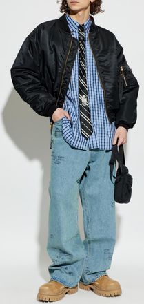 VETEMENTS Wide-leg Jeans, Mens, Blue