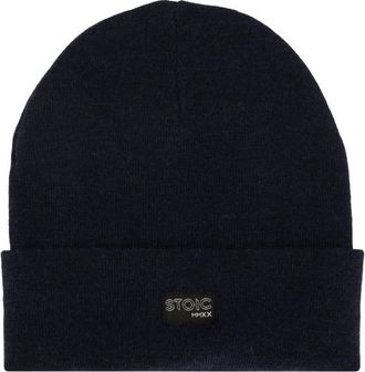 Stoic MerinoKnit MMXX.Kniva Beanie M&uuml;tze - Unisex | schwarz